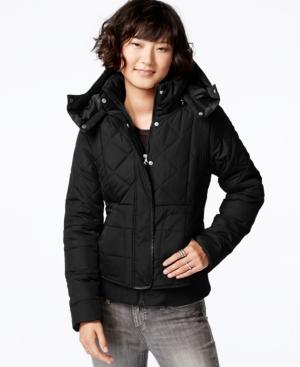 Maralyn & Me Quilted Bomber Jacket