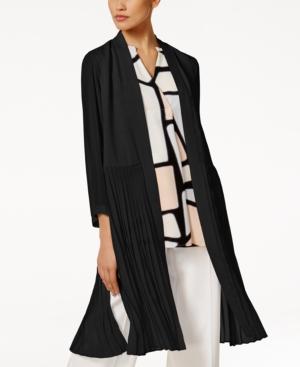 Alfani Prima Long Pleated Chiffon Jacket, Only At Macy's
