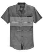 Hurley Men's Snyder Colorblocked Stripe Short-sleeve Shirt