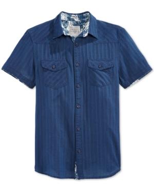 Guess Men's Short-sleeve Western-style Shirt