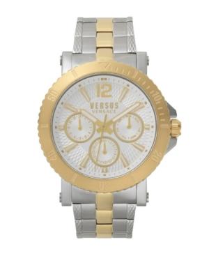 Versus Men's Steenberg 45mm Two Tone Gold/silver Watch Bracelet