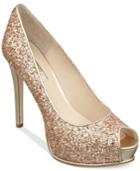 Guess Women's Honoran Glitter Platform Pumps Women's Shoes