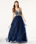 Say Yes To The Prom Juniors' Embellished Tulle Gown, A Macy's Exclusive Style