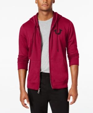 True Religion Men's Shoestring Horseshoe Hoodie