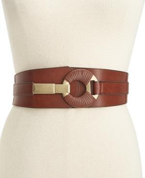 Style & Co Semi-wrap Interlock Stretch Belt, Only At Macy's