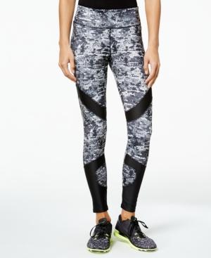 Jessica Simpson The Warm Up Juniors' Mesh-inset Yoga Leggings