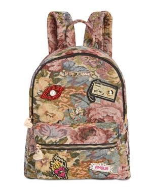 Betsey Johnson Brocade Small Backpack