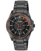 Citizen Men's Drive From Citizen Eco-drive Black Ion-plated Stainless Steel Bracelet Watch 43mm Aw0038-53e