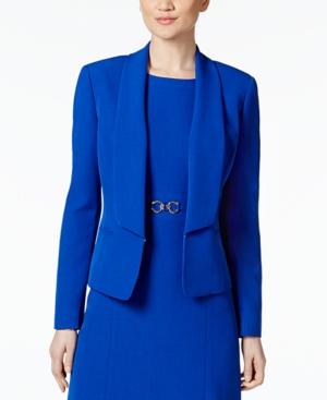 Kasper Shawl-collar Flyaway Blazer
