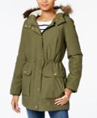 Tommy Hilfiger Faux-fur-trim Hooded Parka, Only At Macy's
