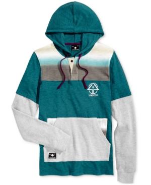 Lrg Men's Open Range Colorblocked Thermal Hooded Sweatshirt