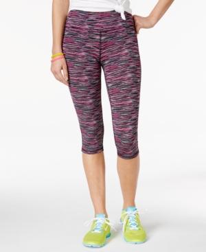 Material Girl Space-dyed Cropped Active Leggings, Only At Macy's