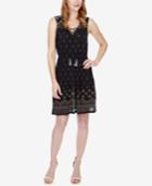 Lucky Brand Beaded Lace-up Dress