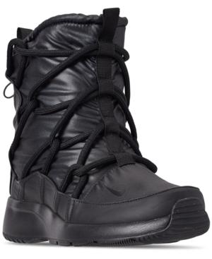 Nike Women's Tanjun High Rise High Top Sneaker Boots From Finish Line