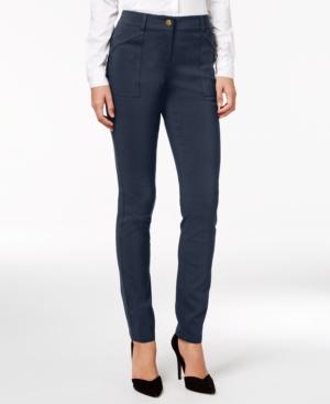 Style & Co Petite Utility-pocket Skinny Pants, Only At Macy's