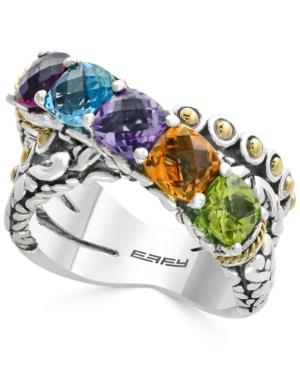 Balissima By Effy Multi-gemstone Statement Ring (4 Ct. T.w.) In Sterling Silver And 18k Gold