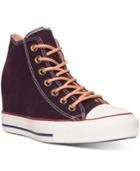 Converse Women's Chuck Taylor Lux Peached Canvas Casual Sneakers From Finish Line
