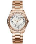 Guess Women's Rose Gold-tone Stainless Steel Bracelet Watch 39mm