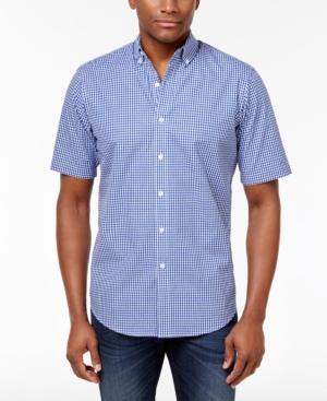 Club Room Men's Gingham Shirt, Created For Macy's