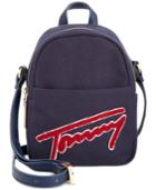 Tommy Hilfiger Aurora Embellished Canvas Mini Backpack Crossbody