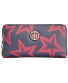 Tommy Hilfiger Th Serif Signature Star-print Large Zip-around Wallet