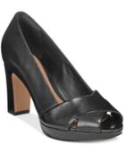 Clarks Artisan Women's Jenness Cloud Peep-toe Pumps Women's Shoes