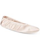 Isotoner Heritage Women's Stretch Satin Ballerina Slippers With Moisture Wicking, Online Only