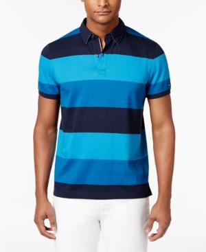 Tommy Hilfiger Men's Braxter Striped Cotton Polo
