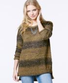 Sanctuary High-low Marled Pullover Sweater