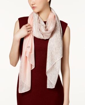 Calvin Klein Ombre Reptile Metallic Evening Scarf & Wrap In One