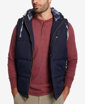 Weatherproof Vintage Men's Hooded Puffer Vest, Created For Macy's