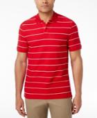 Club Room Men's Striped Pique Polo, Created For Macy's
