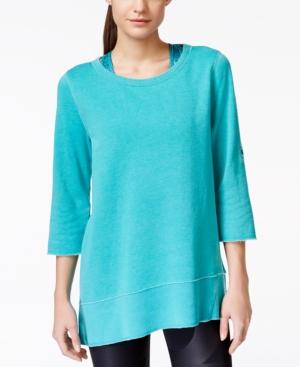 Calvin Klein Performance Three-quarter-sleeve Top