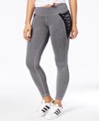 Material Girl Active Juniors' Lace-up Leggings, Created For Macy's