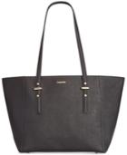 Calvin Klein Saffiano Leather East West Tote