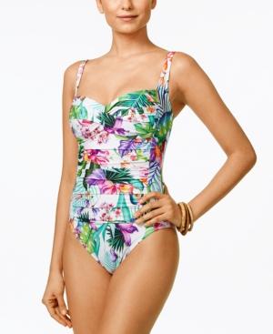 La Blanca Calypso Island Goddess Floral-print One-piece Swimsuit Women's Swimsuit
