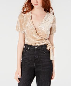Material Girl Juniors' Crushed Velvet Crop Top, Created For Macy's