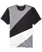 Inc International Concepts Collage Colorblocked T-shirt, Only At Macy's