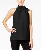 Inc International Concepts Tie-neck Halter Top, Only At Macy's