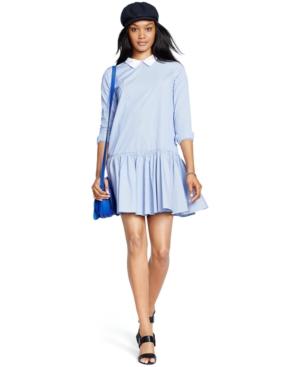 Polo Ralph Lauren Striped Ruffled Dress