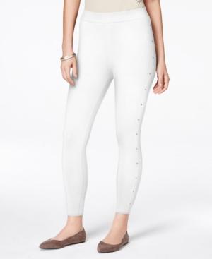 Style & Co. Petite Stud-trim Leggings, Only At Macy's
