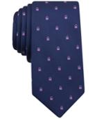 Bar Iii Men's Lock Neat Skinny Tie, Only At Macy's