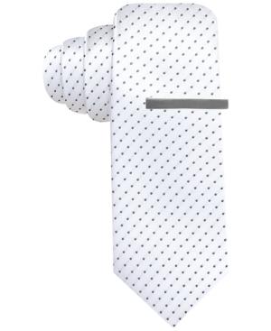 Alfani Pindot Skinny Tie