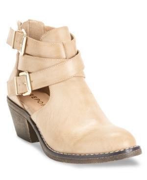 Report Angelina Cutout Booties Women's Shoes