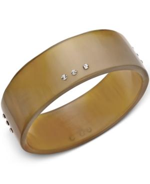 C.a.k.e. By Ali Khan Natural Horn Bangle Bracelet