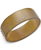C.a.k.e. By Ali Khan Natural Horn Bangle Bracelet