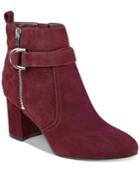 Marc Fisher Weity Quilted Block-heel Booties Women's Shoes