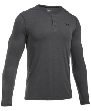 Under Armour Men's Threadborne Performance Long-sleeve Henley Shirt