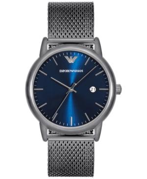 Emporio Armani Men's Luigi Stainless Steel Mesh Bracelet Watch 43mm Ar11053