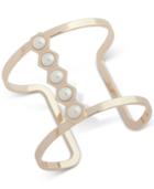 Ivanka Trump Gold-tone Imitation Pearl Cuff Bracelet